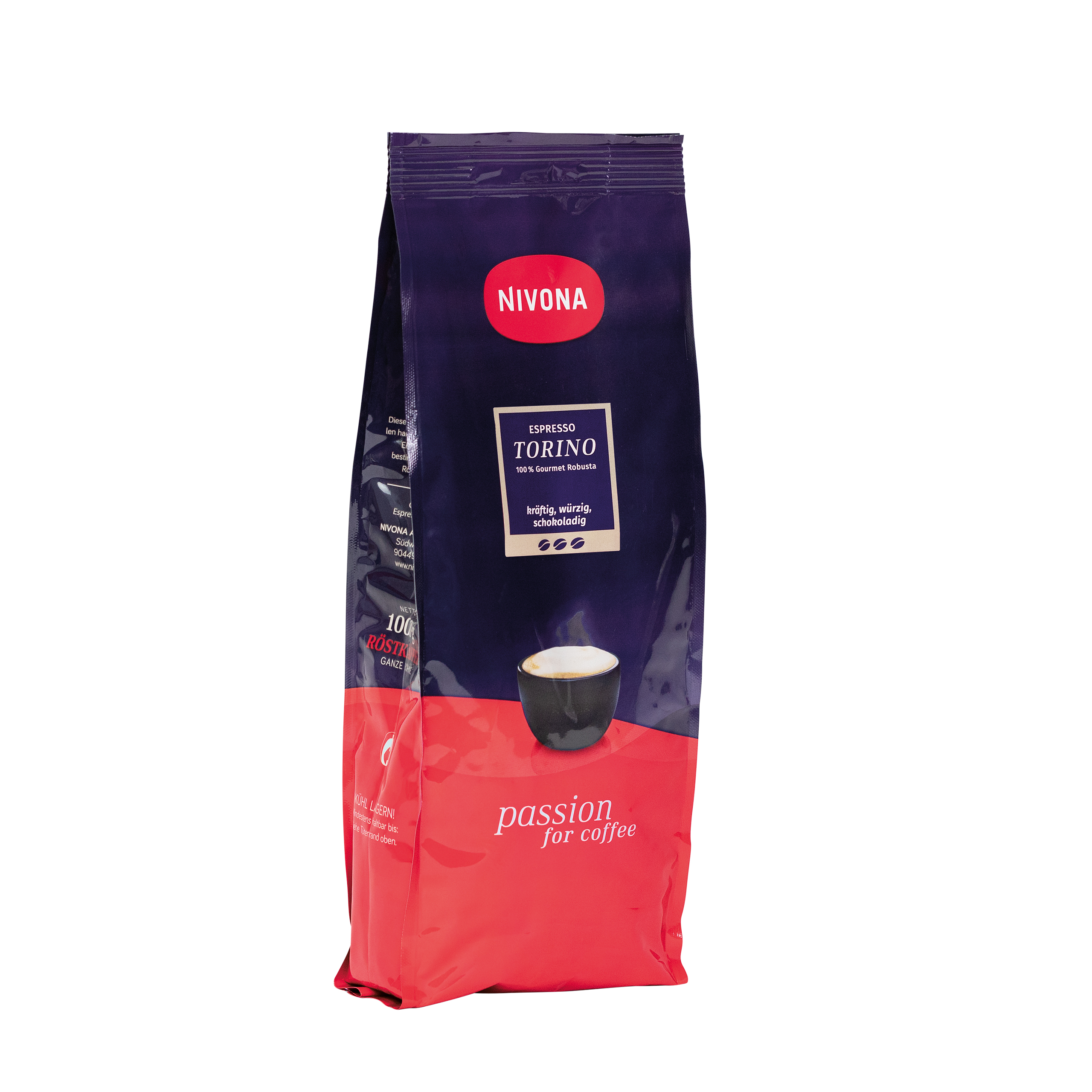 NIT 1000 Caffé Torino espresso beans 1kg,  packing unit: 12 packs/box